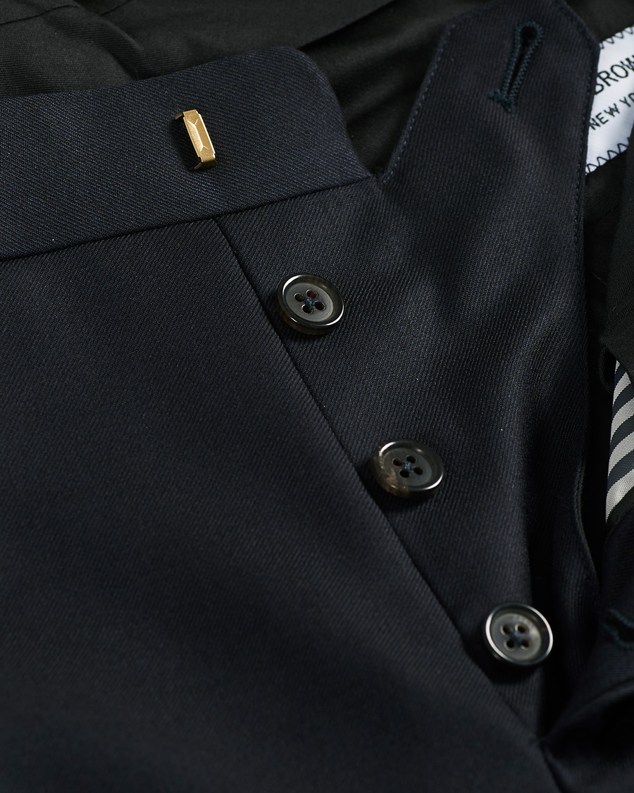 Herr | Byxor | Thom Browne | Super 120s Wool Trousers Navy