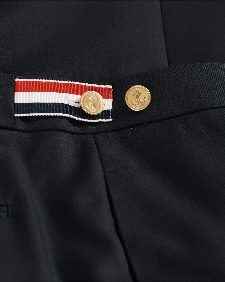 Herr | Byxor | Thom Browne | Super 120s Wool Trousers Navy