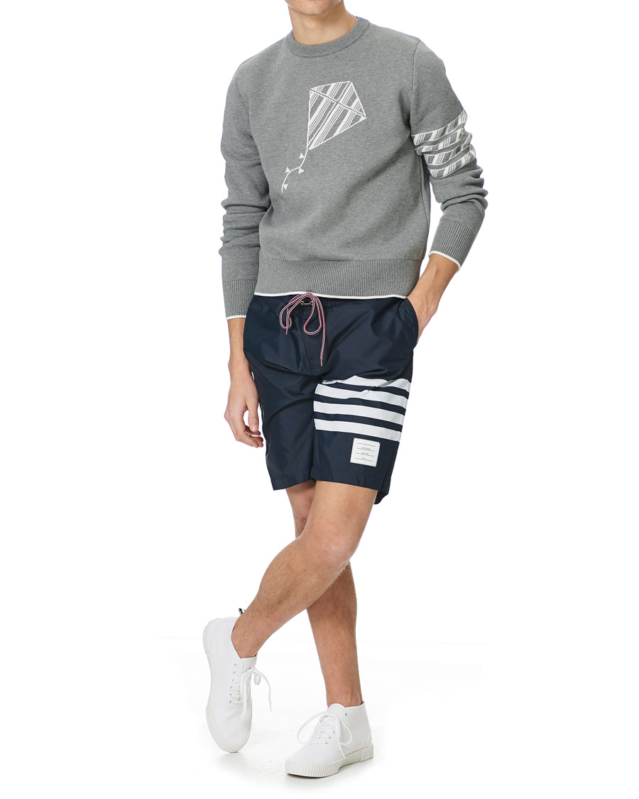 Herr | Shorts | Thom Browne | Swim Tech 4-Bar Shorts Navy