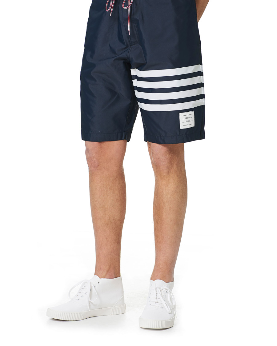 Herr | Shorts | Thom Browne | Swim Tech 4-Bar Shorts Navy