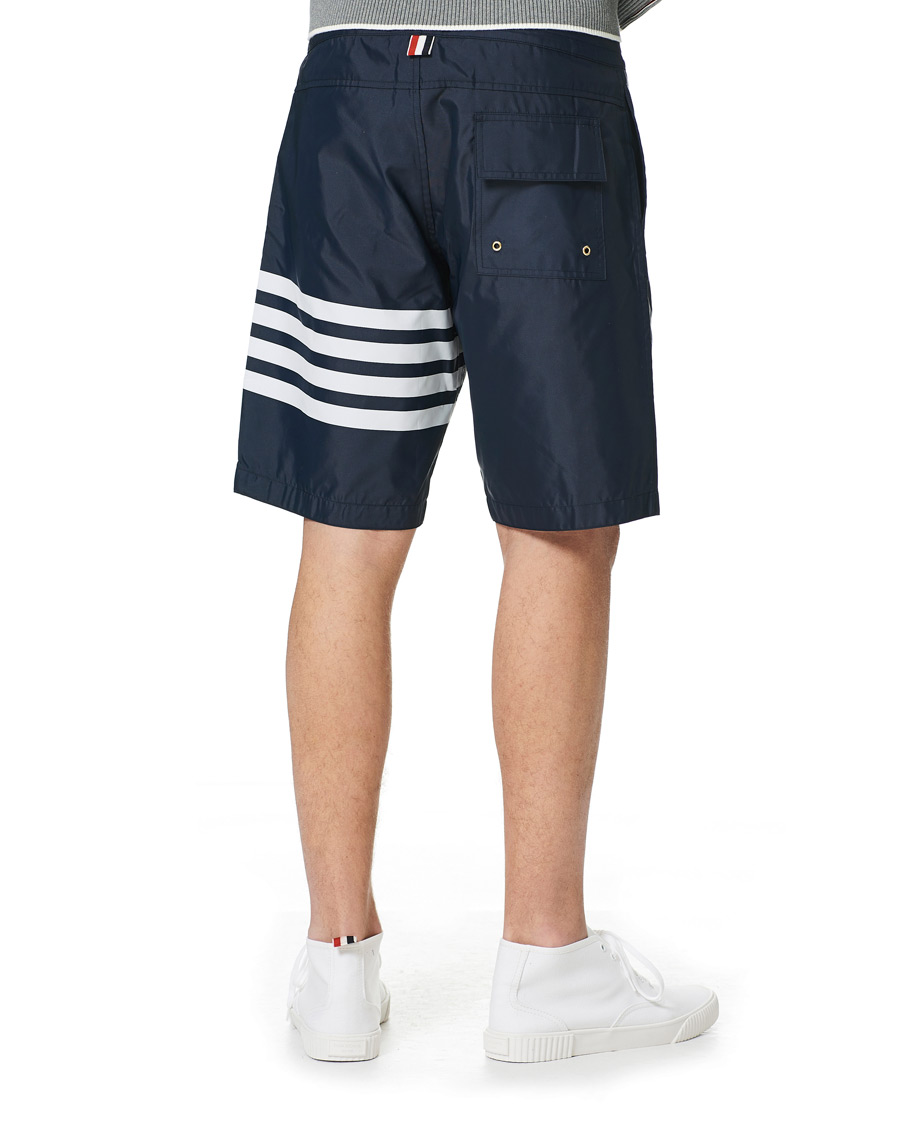 Herr | Shorts | Thom Browne | Swim Tech 4-Bar Shorts Navy