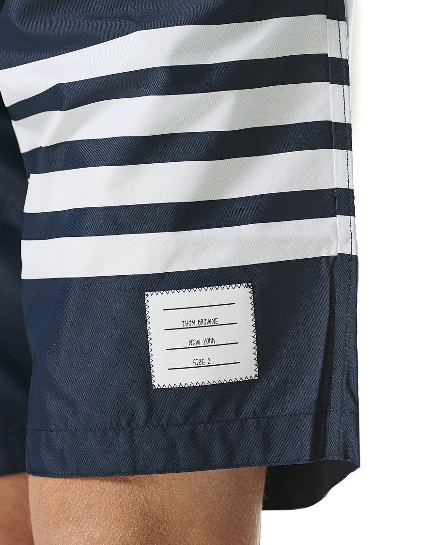 Herr | Shorts | Thom Browne | Swim Tech 4-Bar Shorts Navy