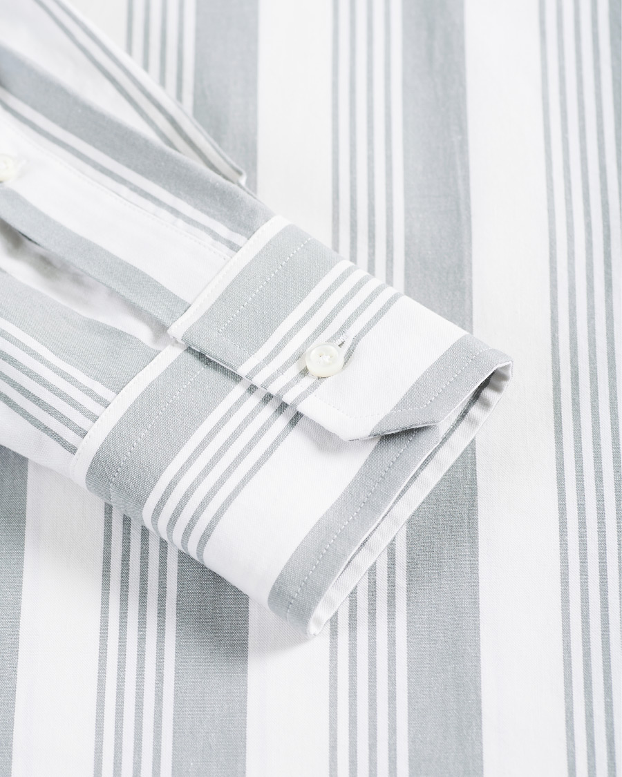 Herr | Skjortor | Thom Browne | Striped Shirt White/Grey