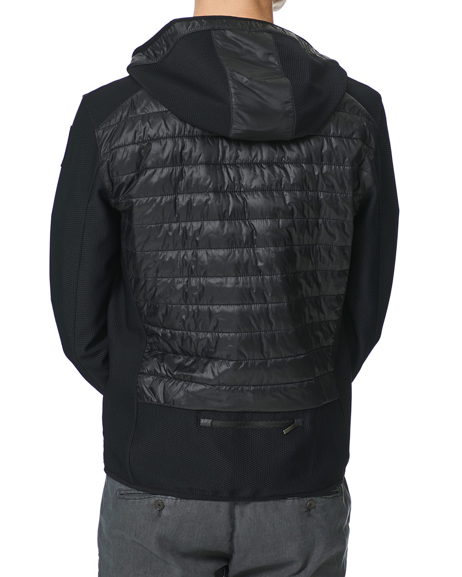 Herr | Tröjor | Parajumpers | Nolan Mesh Hooded Hybrid Black