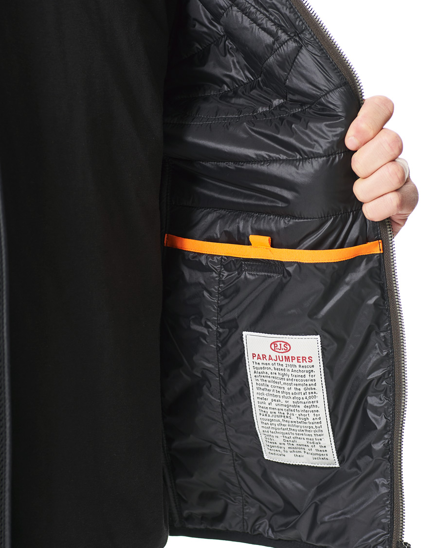 Herr | Tröjor | Parajumpers | Nolan Mesh Hooded Hybrid Black