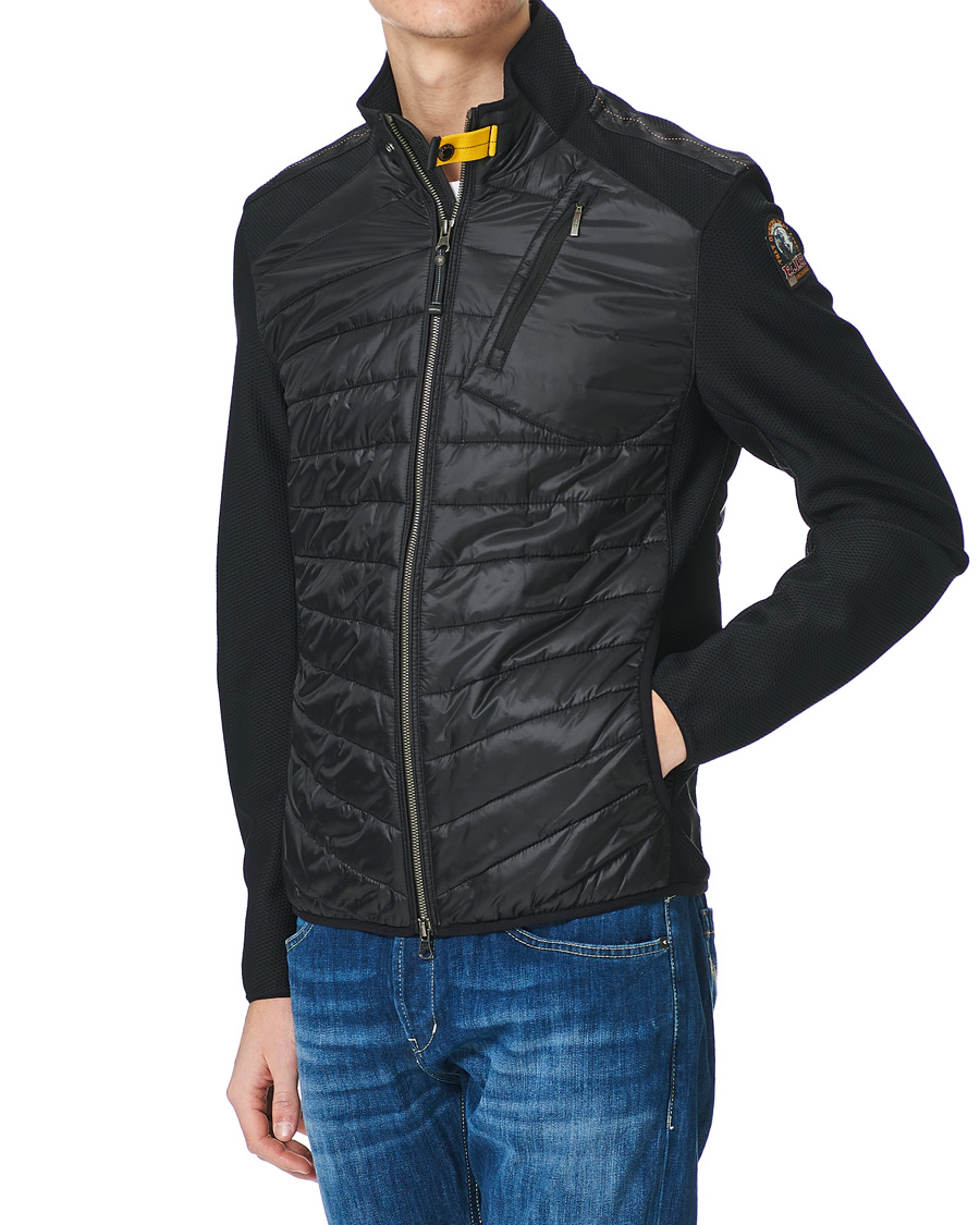 Herr | Tröjor | Parajumpers | Jayden Mesh Hybrid Jacket Black