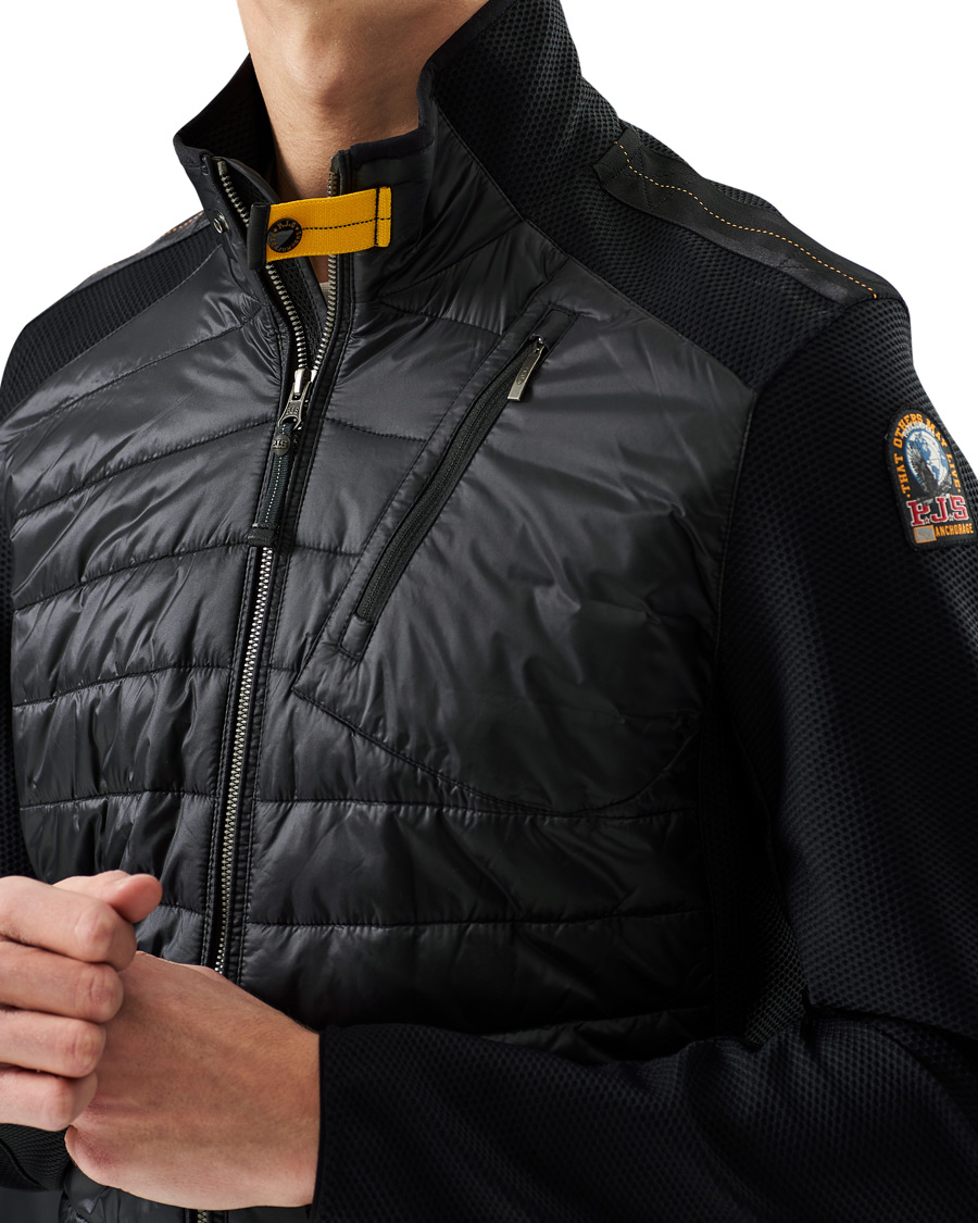 Herr | Tröjor | Parajumpers | Jayden Mesh Hybrid Jacket Black