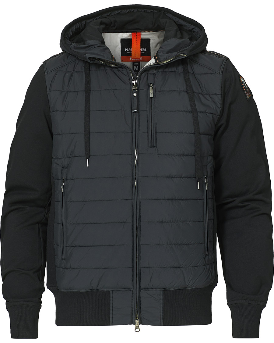 Herr | Tröjor | Parajumpers | Ivor Hybrid Jacket Black
