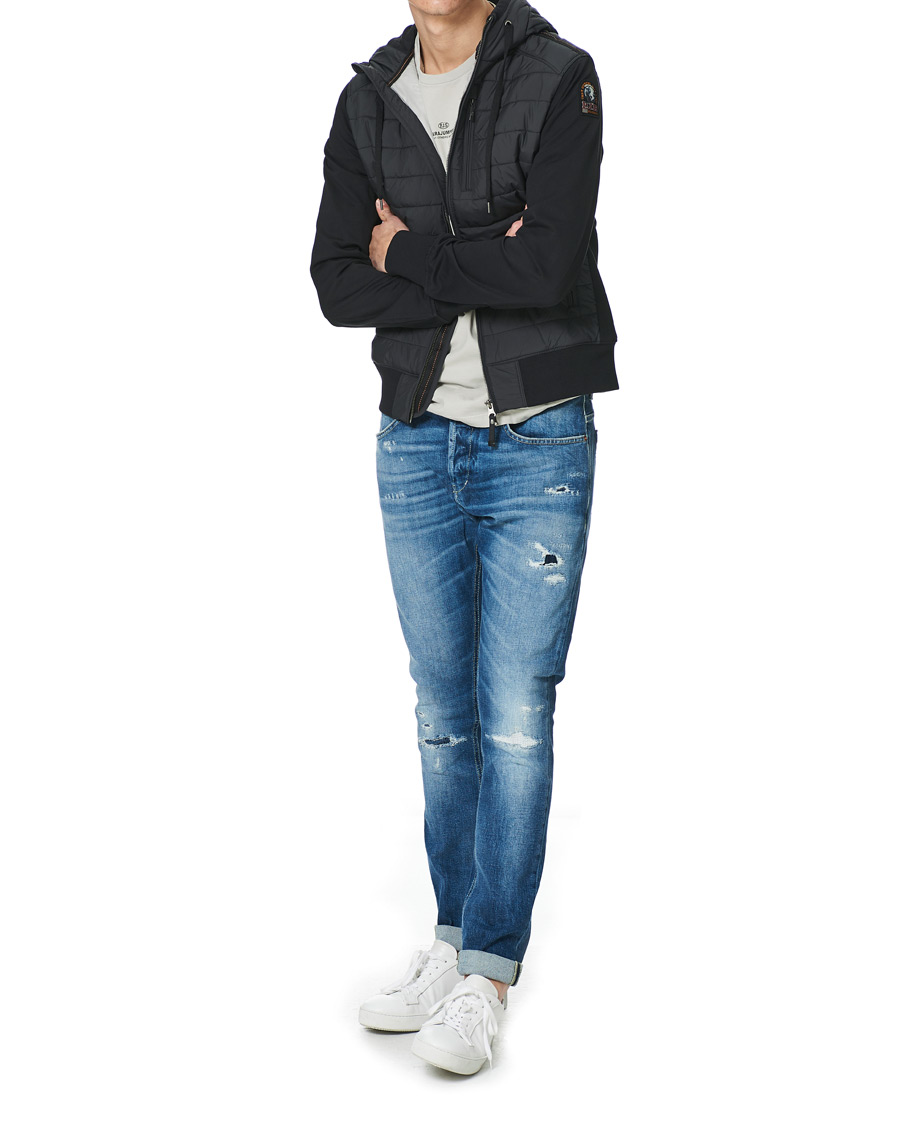 Herr | Tröjor | Parajumpers | Ivor Hybrid Jacket Black