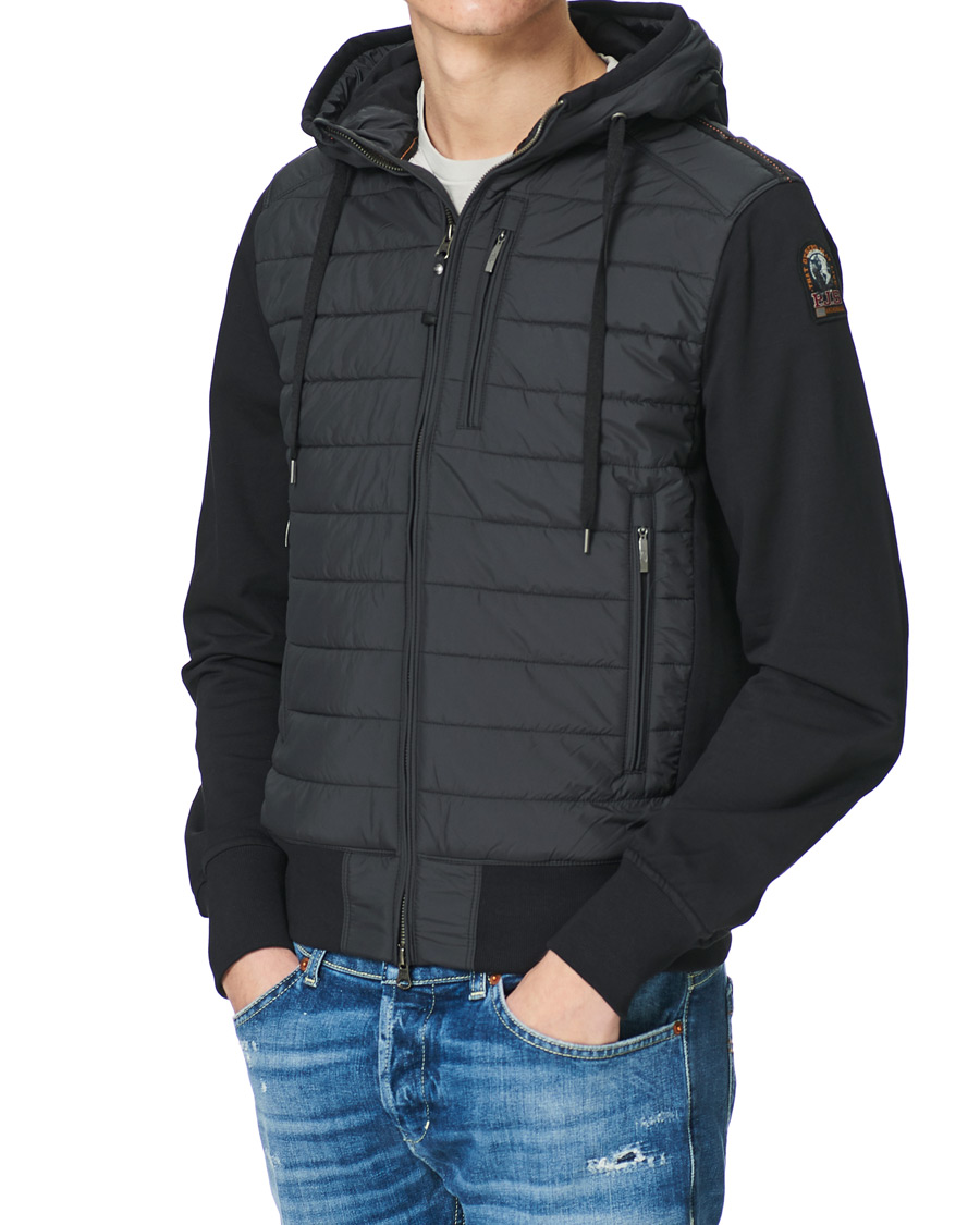 Herr | Tröjor | Parajumpers | Ivor Hybrid Jacket Black