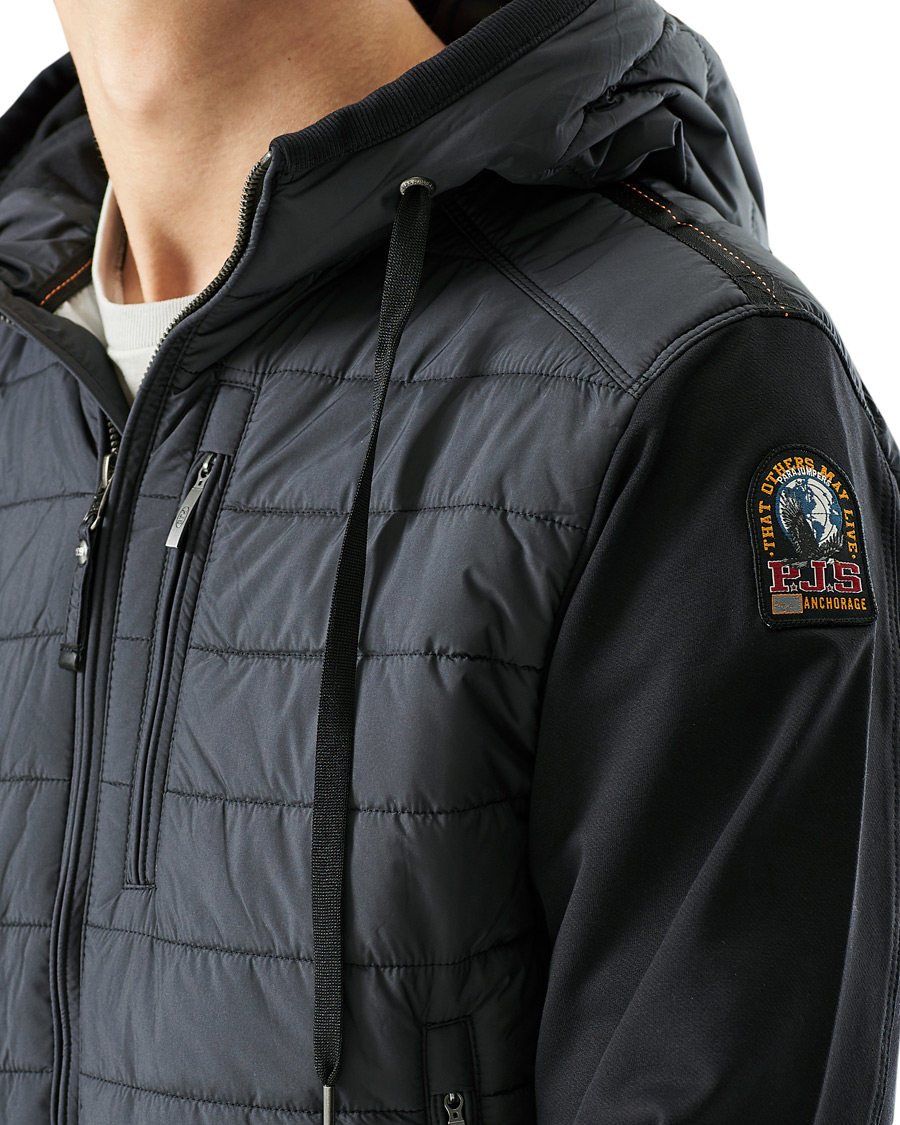 Herr | Tröjor | Parajumpers | Ivor Hybrid Jacket Black
