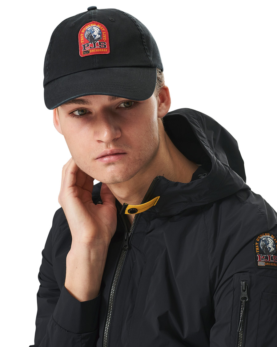 Herr | Parajumpers Patch Cap Black | Parajumpers | Patch Cap Black