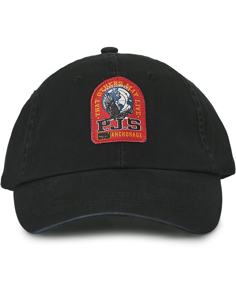 Herr | Parajumpers Patch Cap Black | Parajumpers | Patch Cap Black