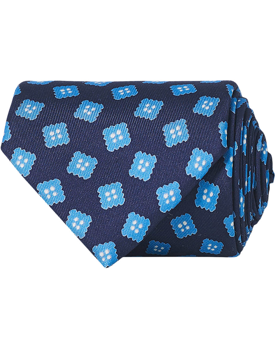Herr | E. Marinella 1963 Archive 8 cm Silk Tie Navy | E. Marinella | 1963 Archive 8 cm Silk Tie Navy