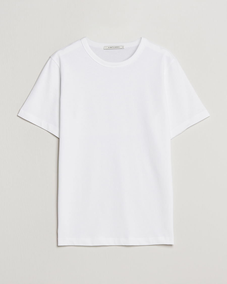Herr | T-Shirts | A Day's March | Heavyweight T-Shirt White