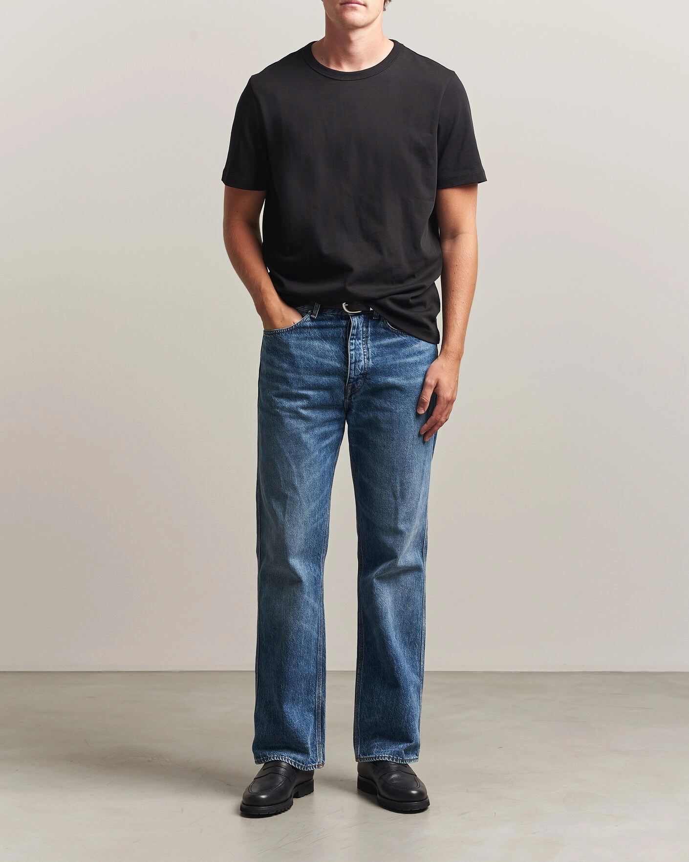 Herr | T-Shirts | A Day's March | Heavyweight T-Shirt Black