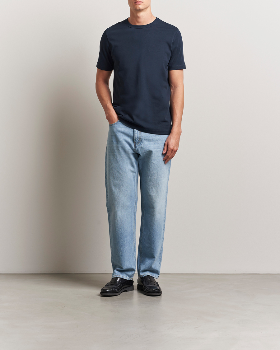 Herr | T-Shirts | A Day's March | Heavyweight T-Shirt Navy