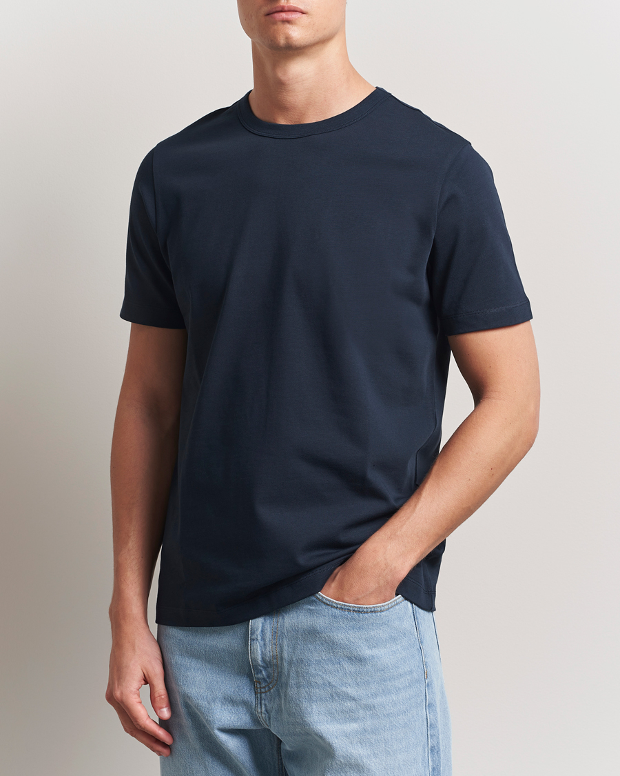 Herr | T-Shirts | A Day's March | Heavyweight T-Shirt Navy