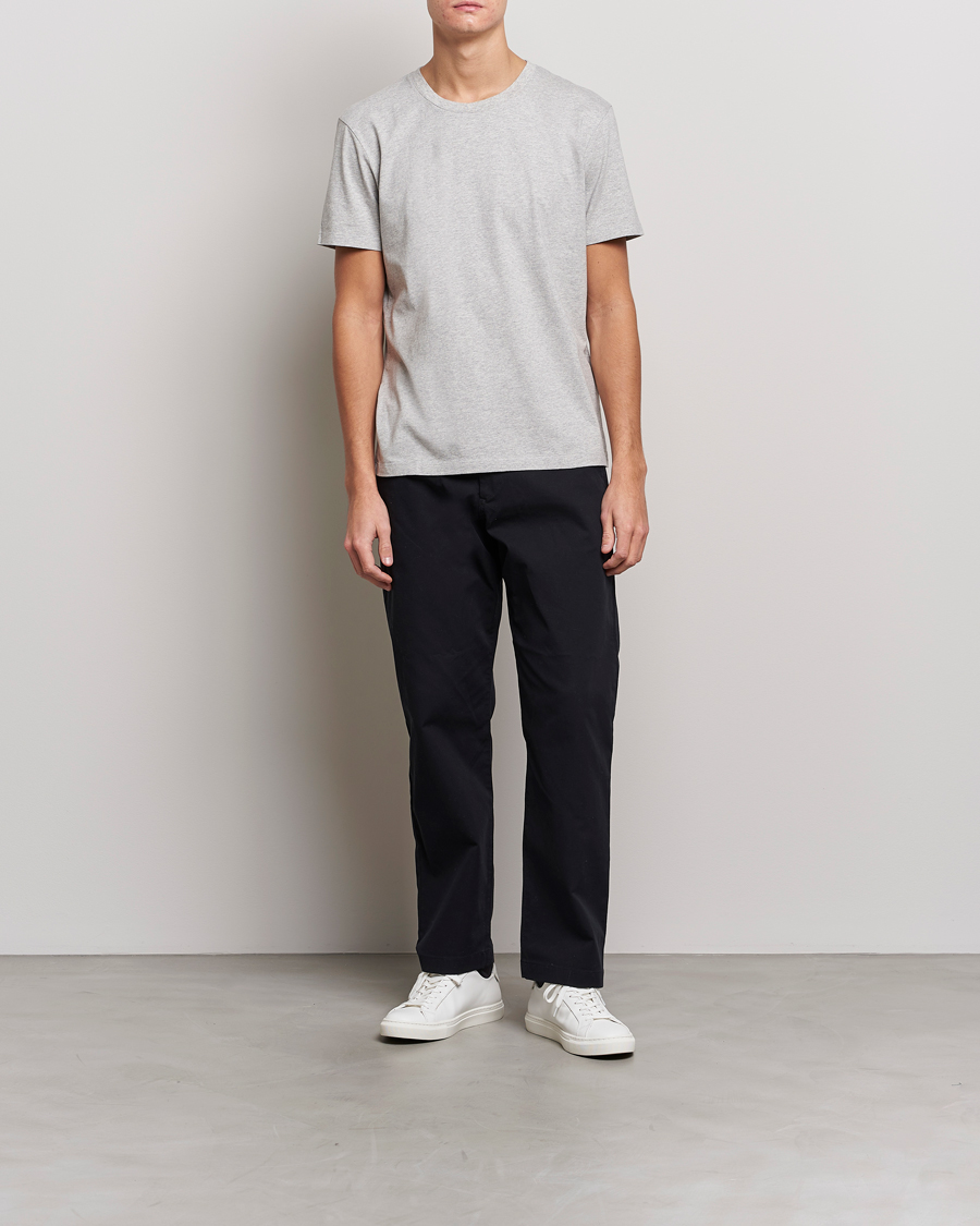Herr | T-Shirts | A Day's March | Classic Fit Tee Grey Melange
