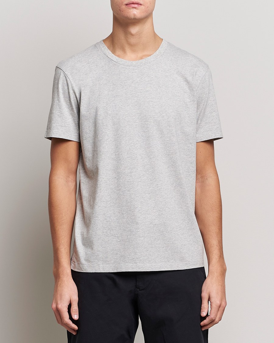 Herr | Avdelningar | A Day's March | Classic Fit Tee Grey Melange