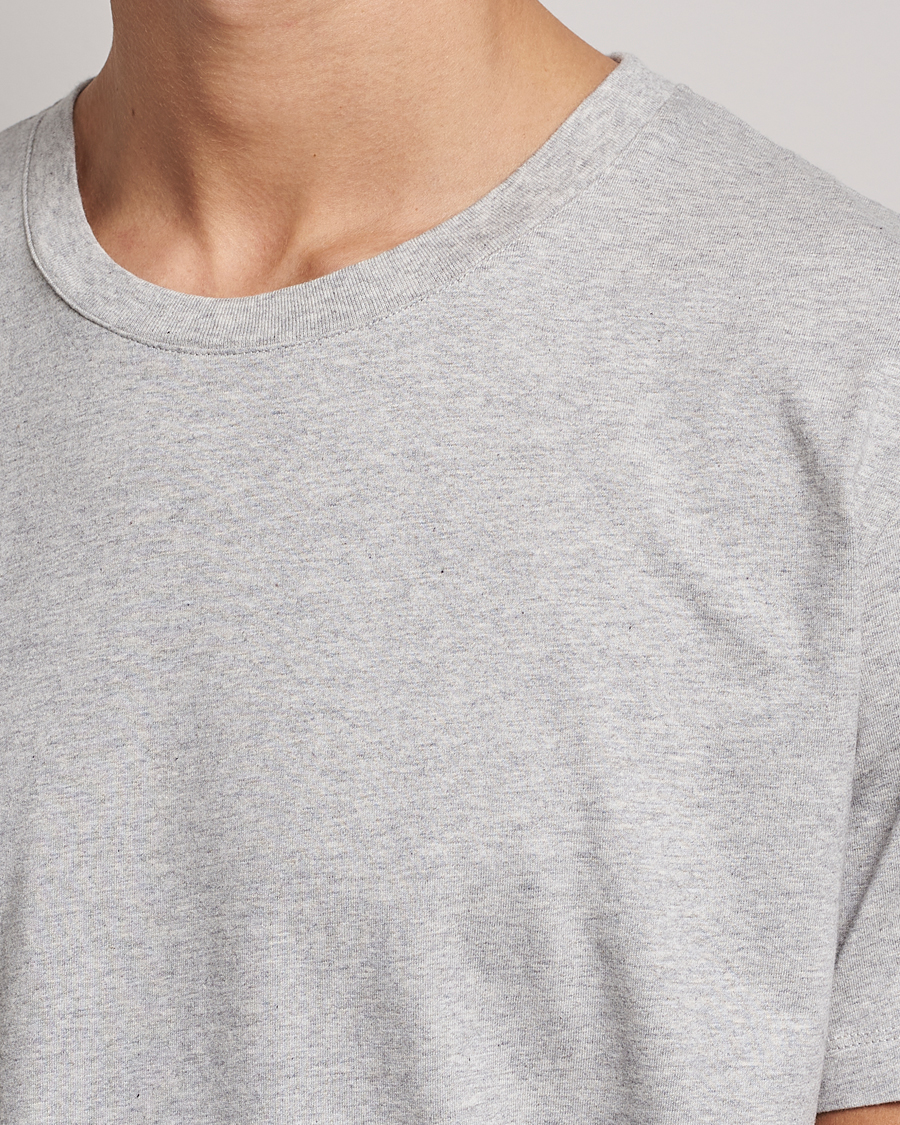 Herr | T-Shirts | A Day's March | Classic Fit Tee Grey Melange