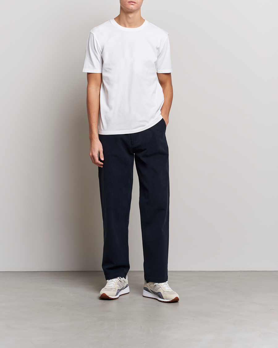 Herr | T-Shirts | A Day's March | Classic Fit Tee White