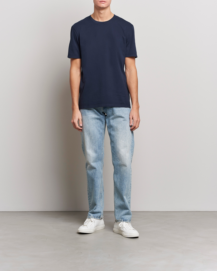 Herr | T-Shirts | A Day's March | Classic Fit Tee Navy