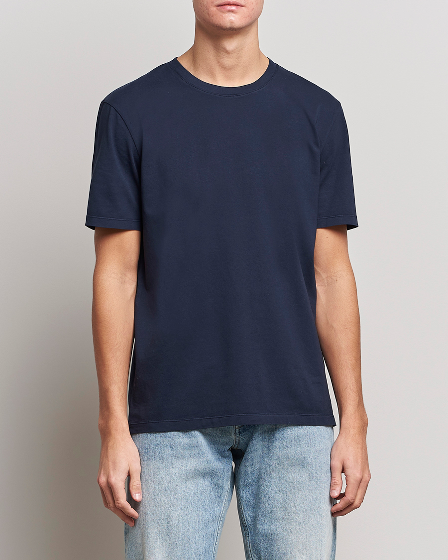 Herr | T-Shirts | A Day's March | Classic Fit Tee Navy