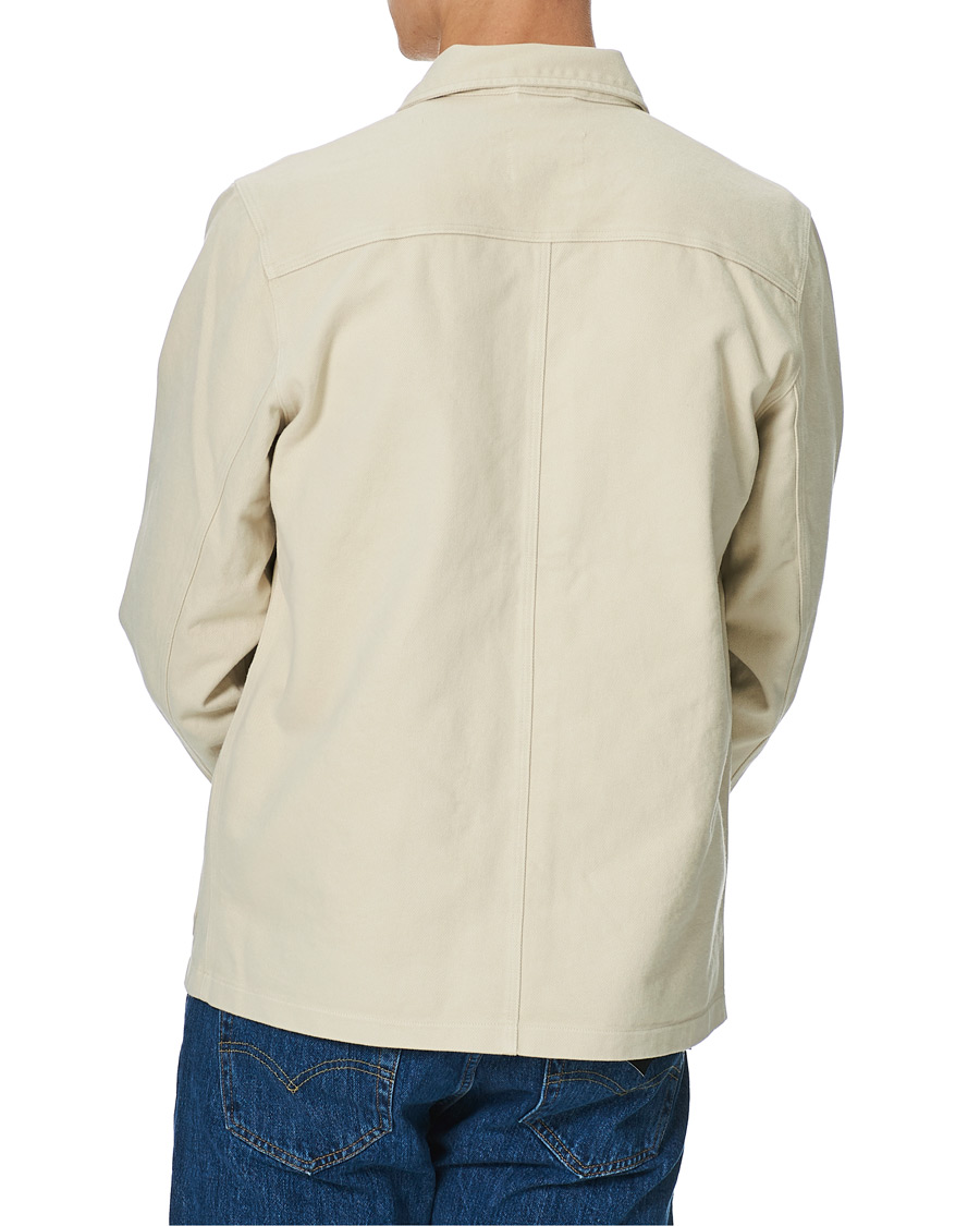Herr | Skjortor | A Day's March | Sturdy Twill Patch Pocket Overshirt Desert
