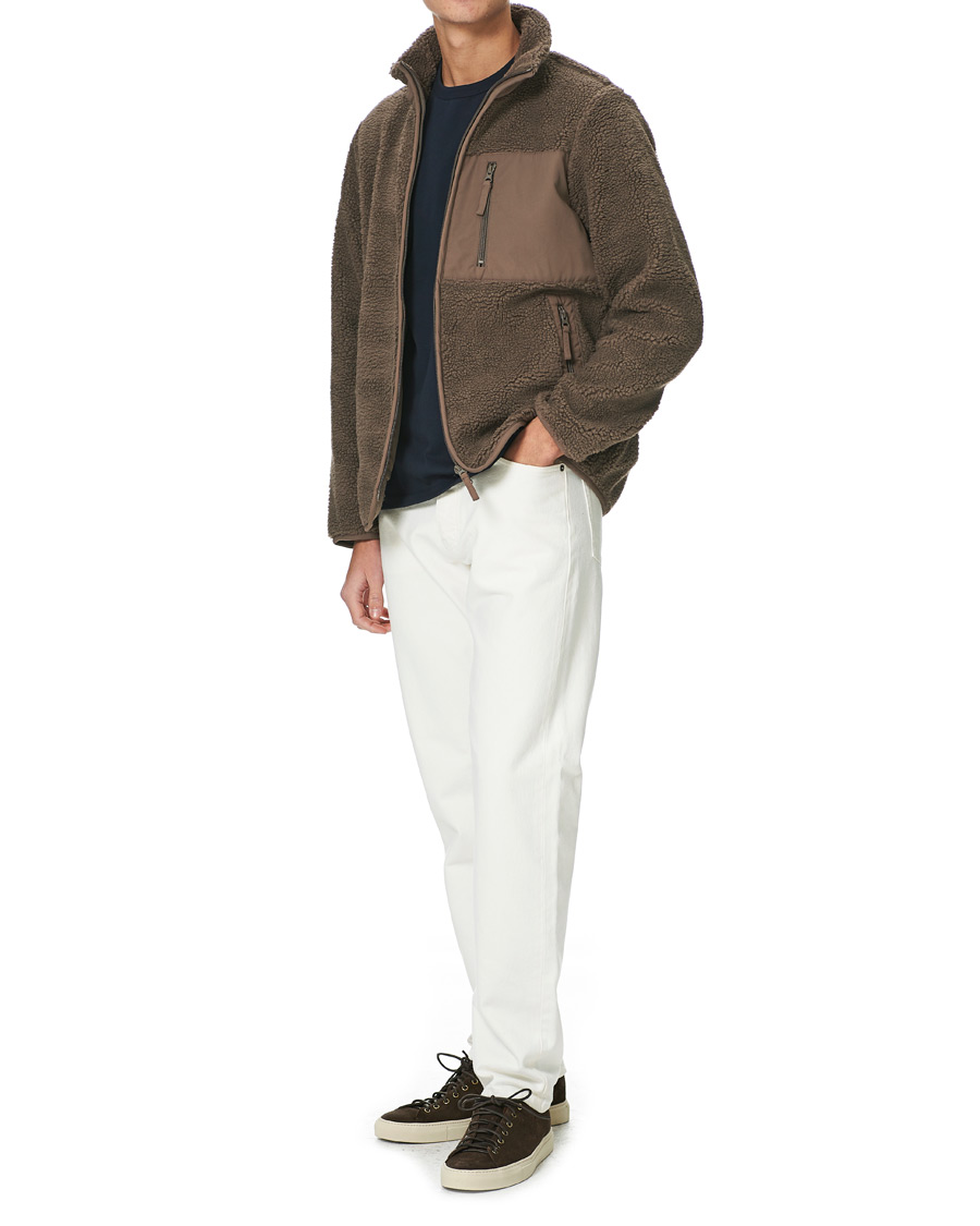 Herr | Tröjor | A Day's March | Granån Recycled Fleece Jacket Mole