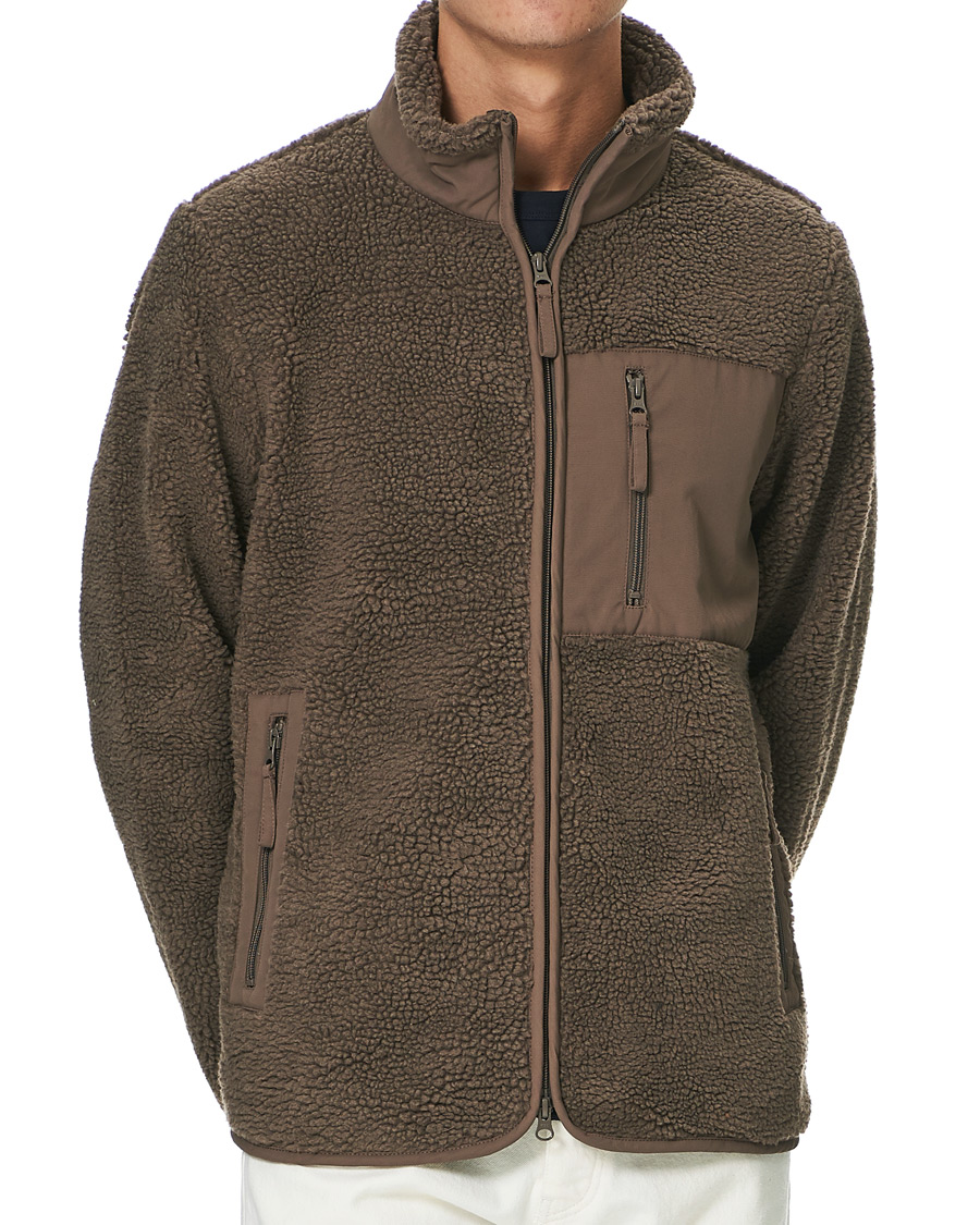 Herr | Tröjor | A Day's March | Granån Recycled Fleece Jacket Mole