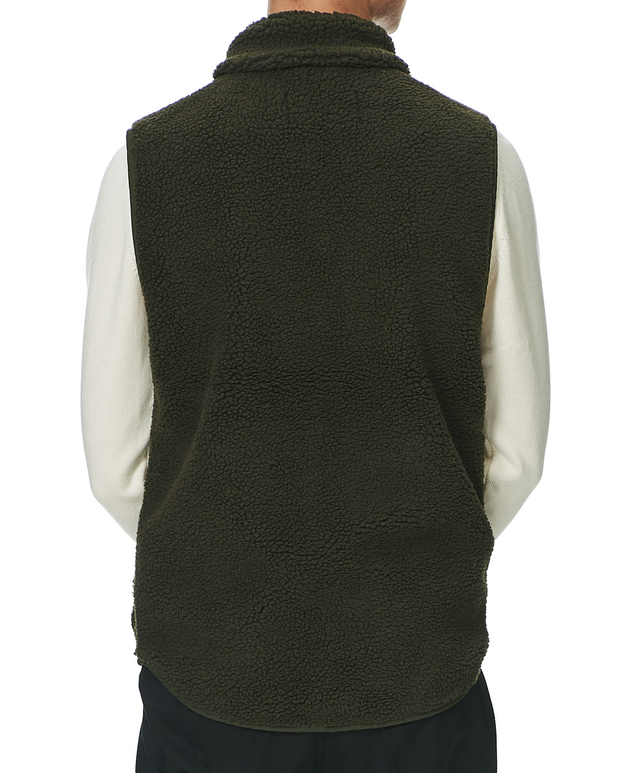 Herr | Tröjor | A Day's March | Arvån Recycled Fleece Vest Olive