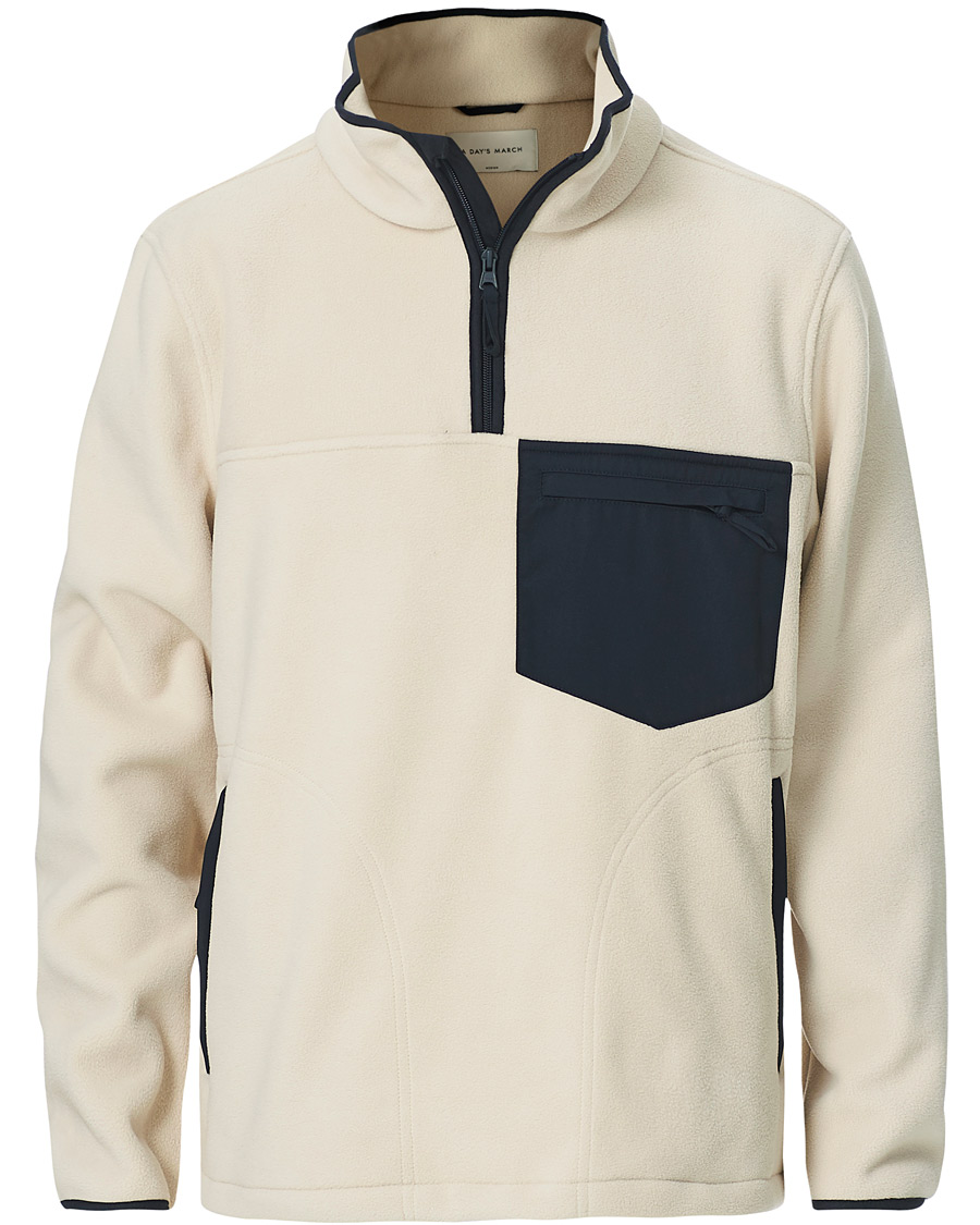 Herr | Tröjor | A Day's March | Blackälven Microfleece Half Zip Sand