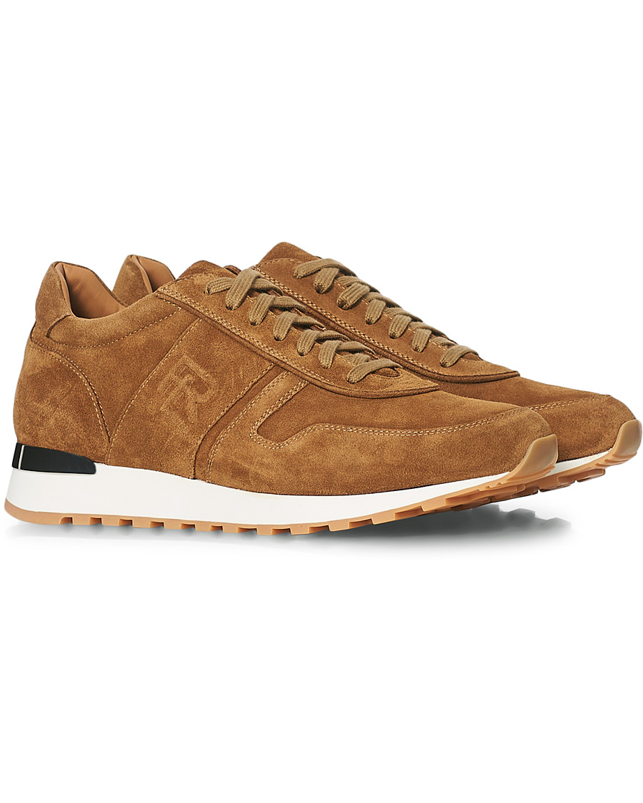 Herr | Ralph Lauren Purple Label Ethan Running Sneakers Brown Suede | Ralph Lauren Purple Label | Ethan Running Sneakers Brown Suede