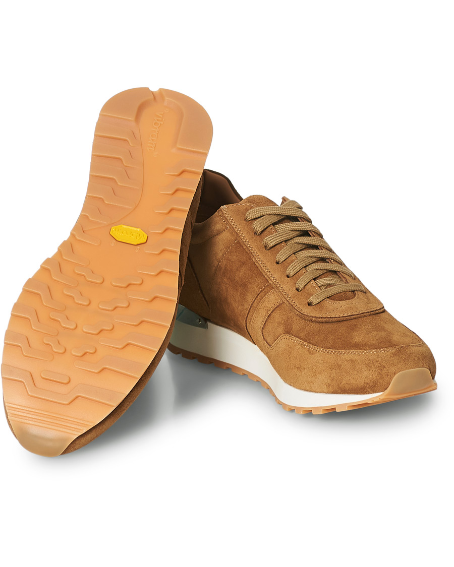 Herr | Ralph Lauren Purple Label Ethan Running Sneakers Brown Suede | Ralph Lauren Purple Label | Ethan Running Sneakers Brown Suede