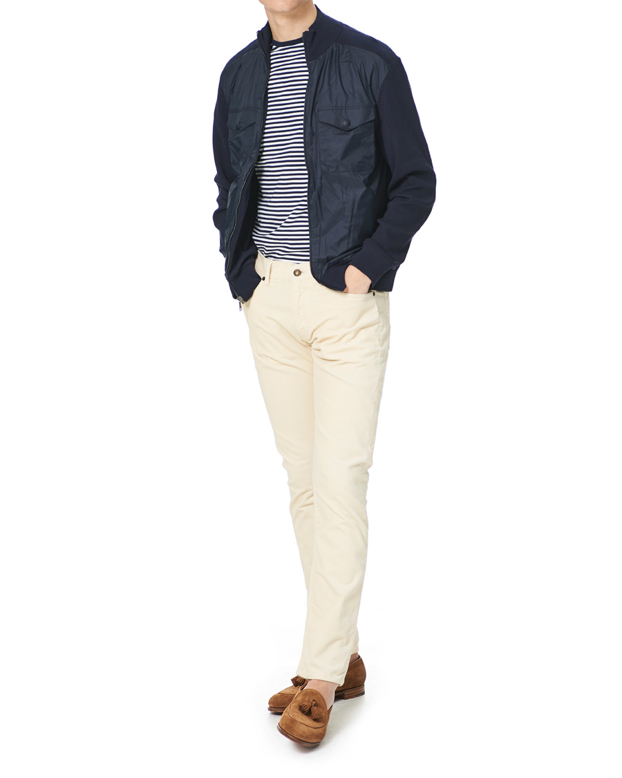 Herr | Byxor | Ralph Lauren Purple Label | 5-Pocket Corduroy Pants Cream