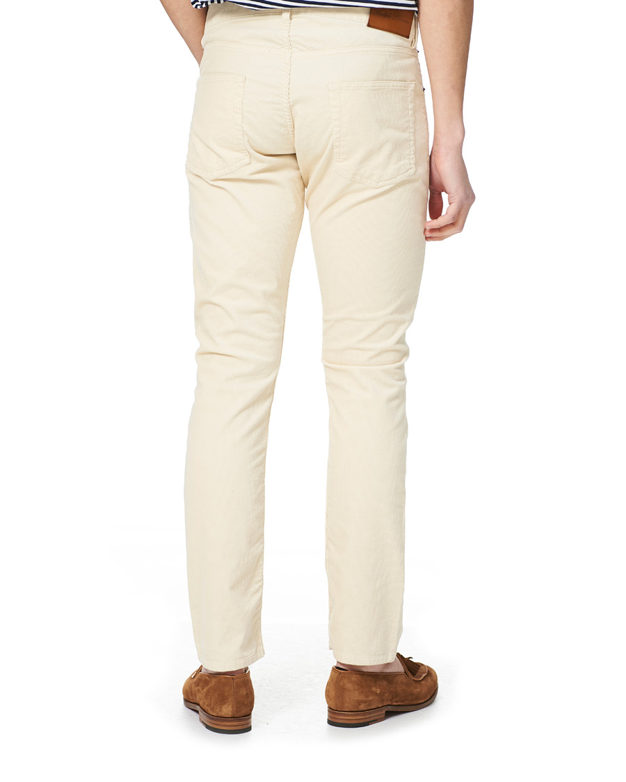 Herr | Byxor | Ralph Lauren Purple Label | 5-Pocket Corduroy Pants Cream