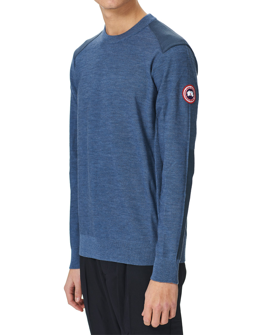 Herr | Tröjor | Canada Goose | Dartmouth Crew Neck Sweater Ozone Blue Heather