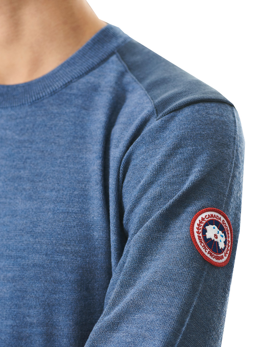 Herr | Tröjor | Canada Goose | Dartmouth Crew Neck Sweater Ozone Blue Heather