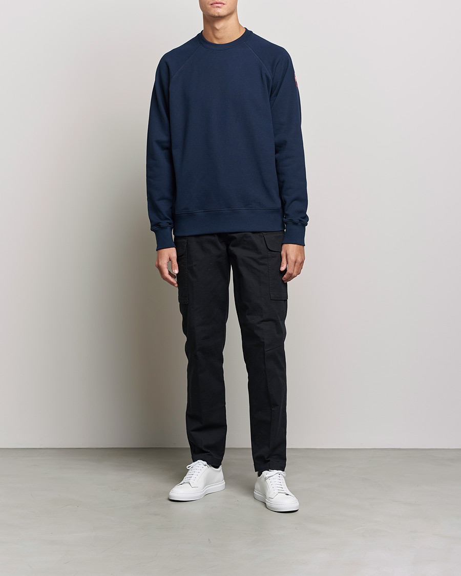 Herr | Tröjor | Canada Goose | Huron Crewneck Atlantic Navy