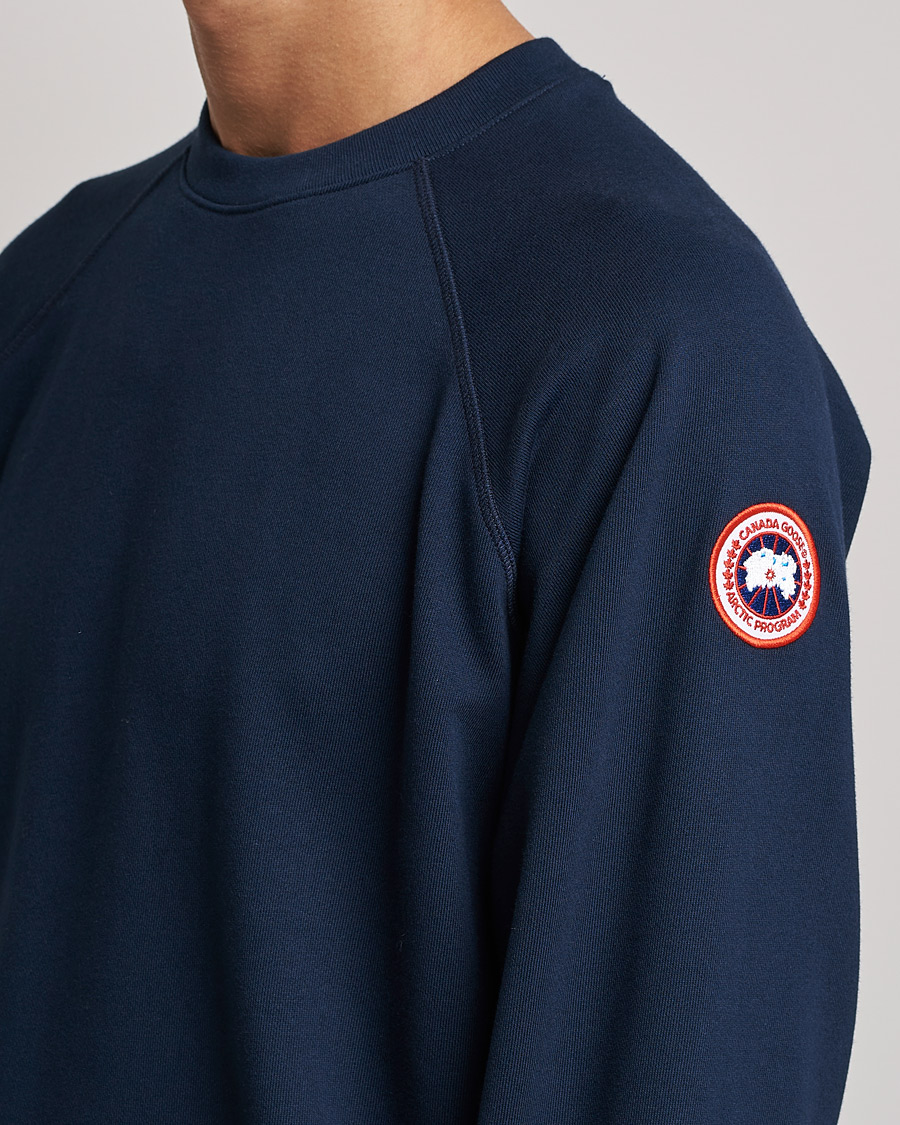 Herr | Tröjor | Canada Goose | Huron Crewneck Atlantic Navy