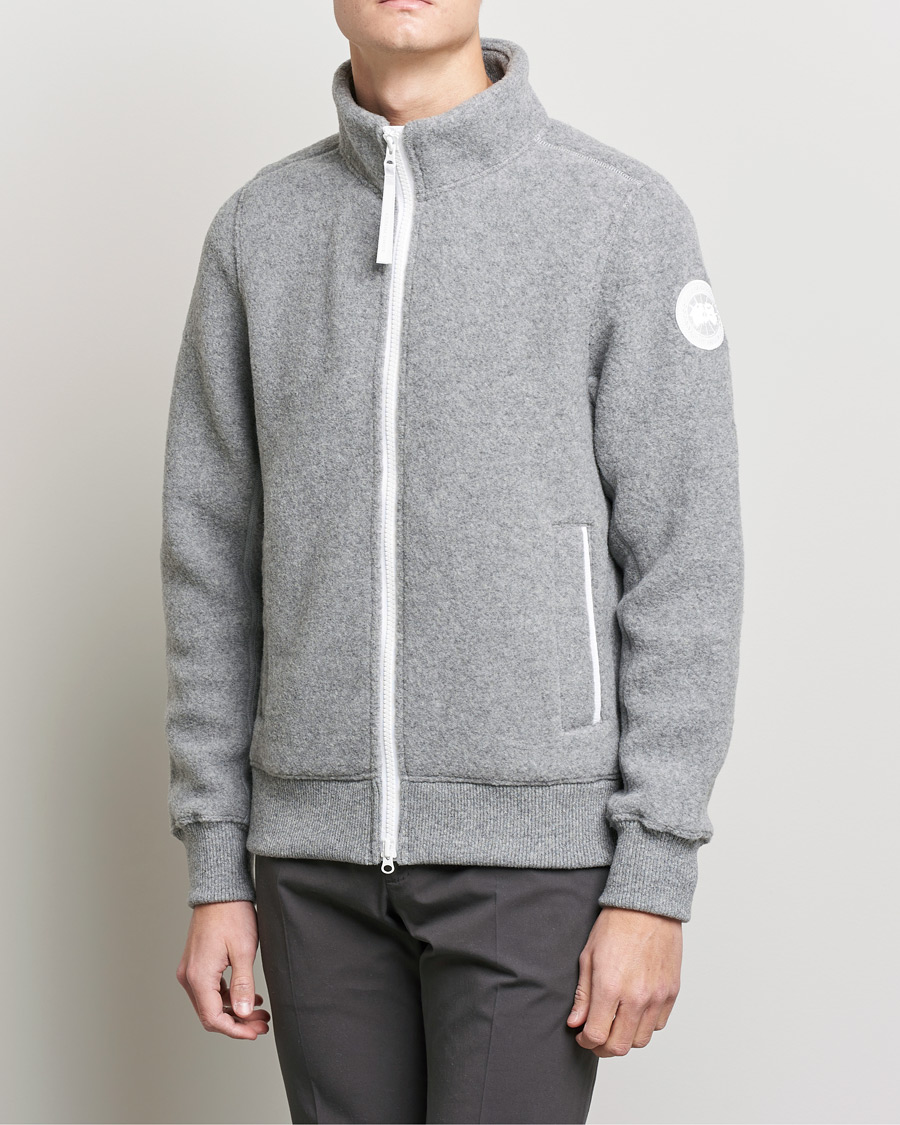 Herr | Tröjor | Canada Goose | Lawson Fleece Full Zip Greige
