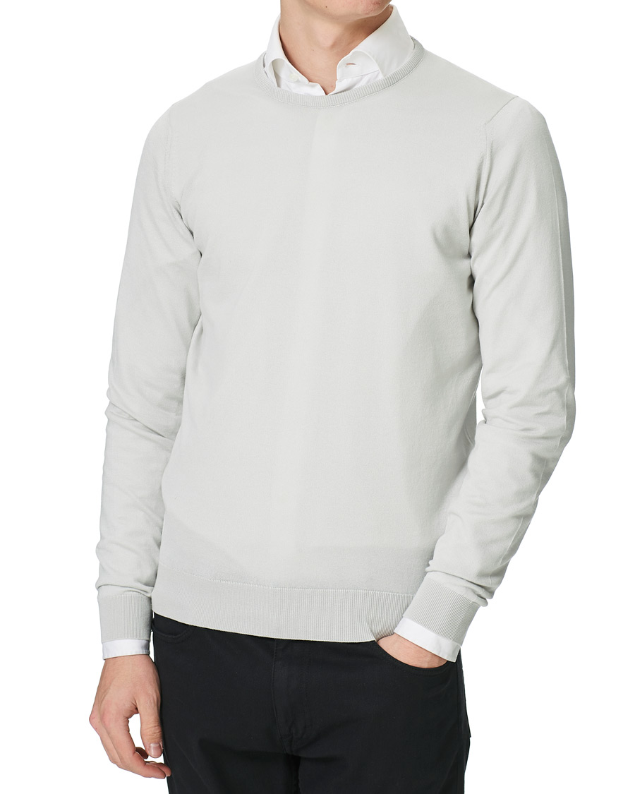 Herr | Tröjor | John Smedley | Hatfield Sea Island Crew Neck Cloud