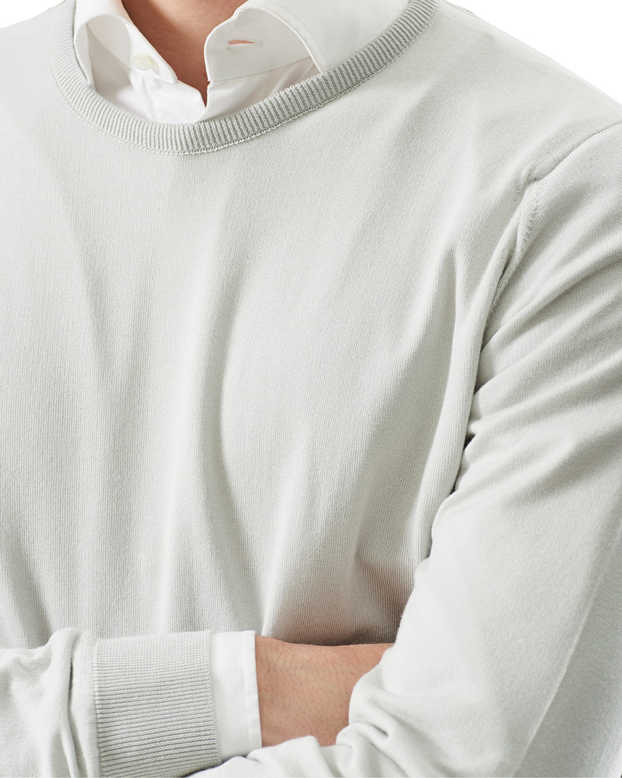 Herr | Tröjor | John Smedley | Hatfield Sea Island Crew Neck Cloud