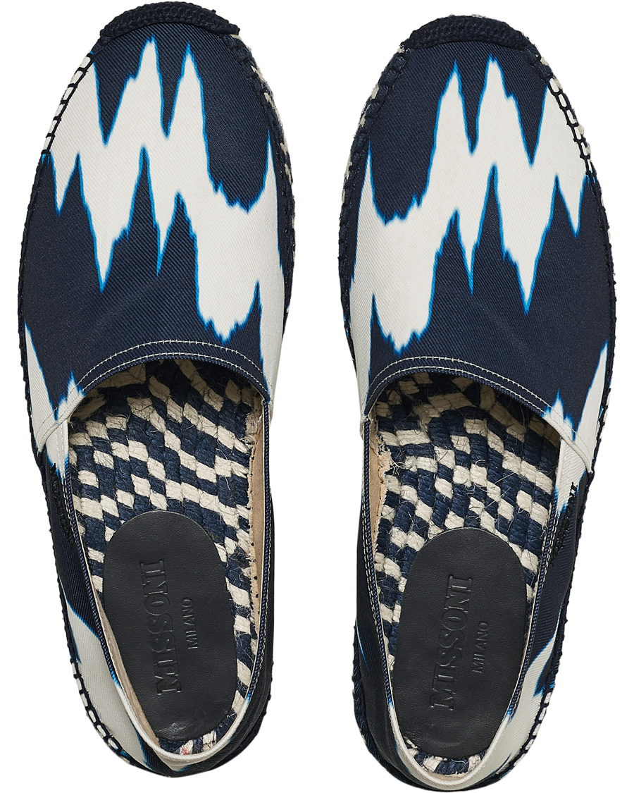 Herr | Missoni Zig Zag Canvas Espadrilles Multicolour | Missoni | Zig Zag Canvas Espadrilles Multicolour
