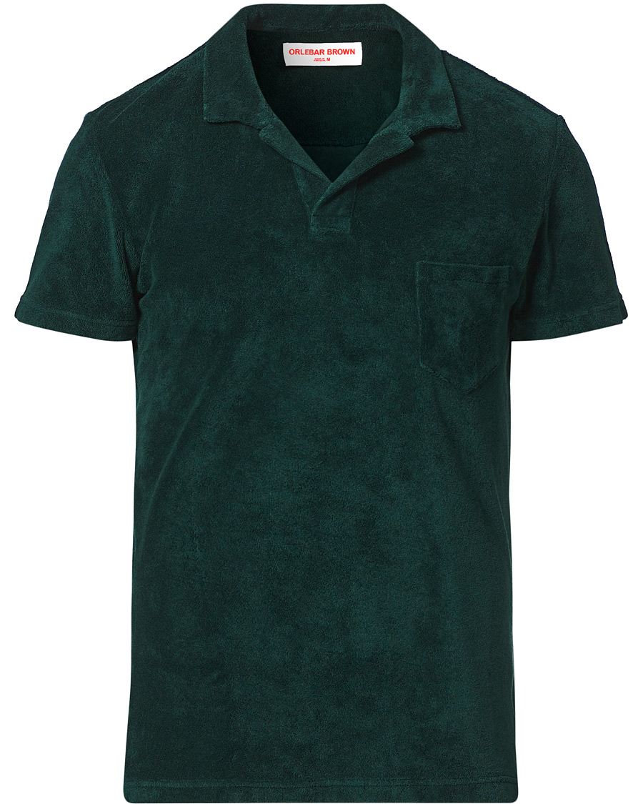 Herr | Pikéer | Orlebar Brown | Terry Polo Racing Green