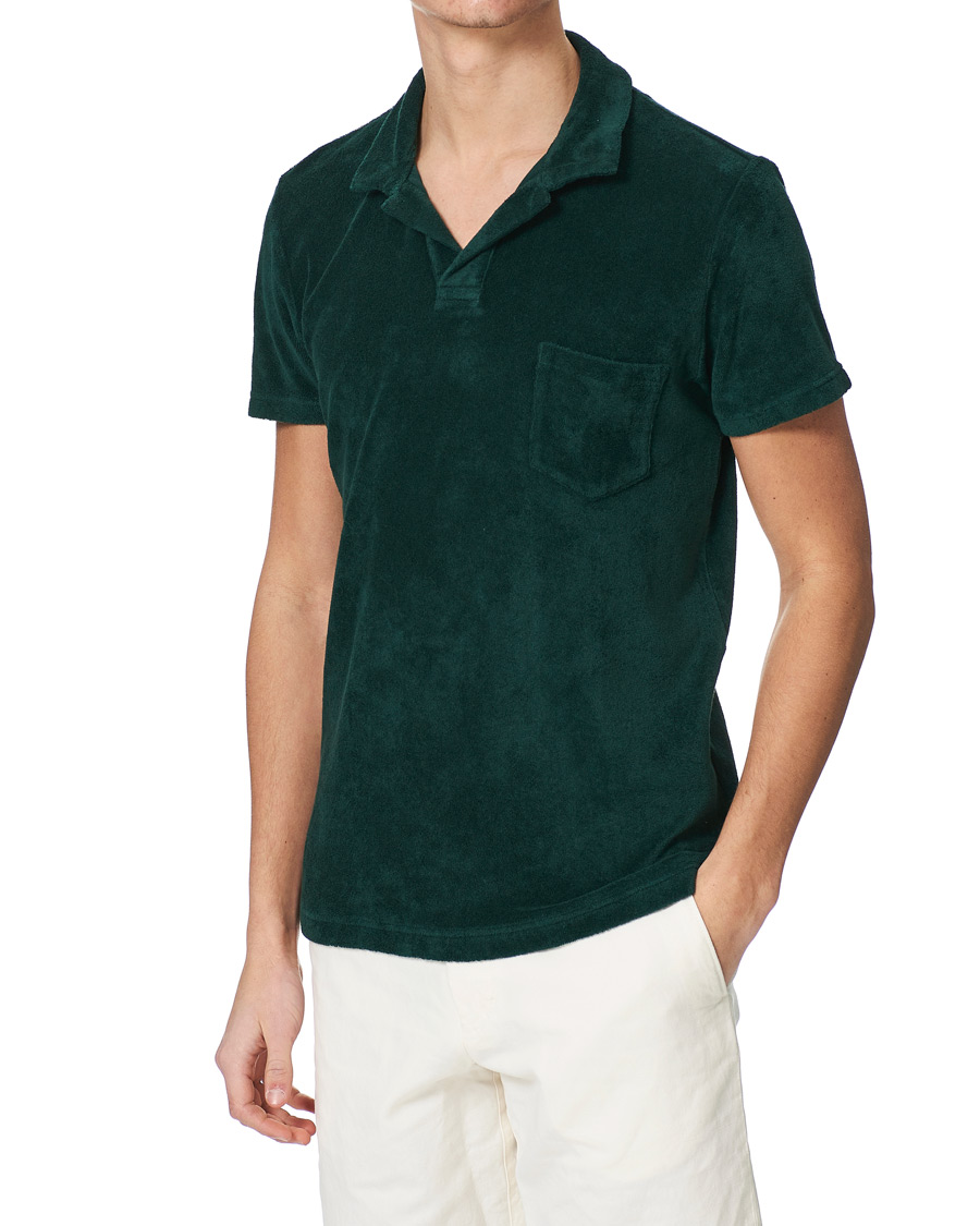 Herr | Pikéer | Orlebar Brown | Terry Polo Racing Green