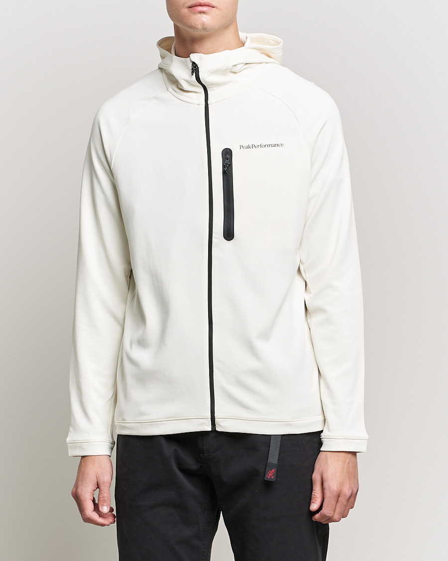 Herr | Tröjor | Peak Performance | A2B Superlight Zip Hood Vintage White