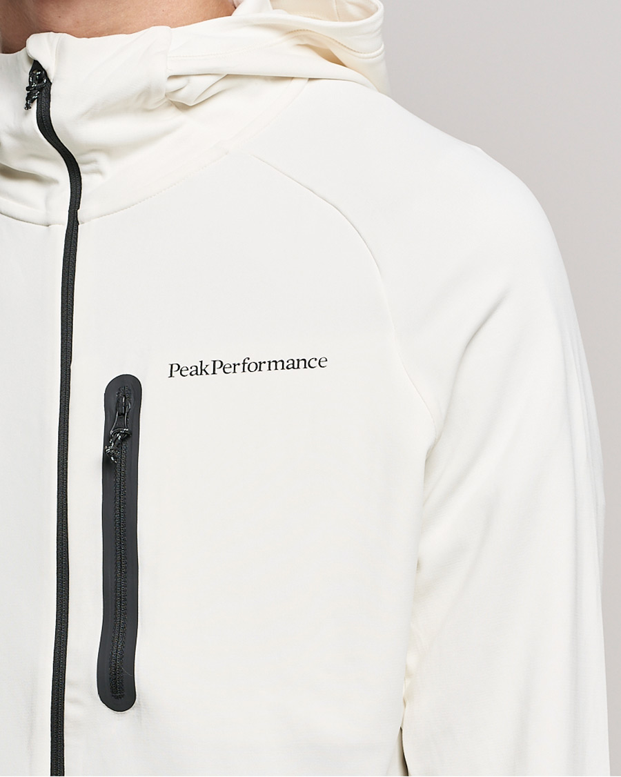 Herr | Tröjor | Peak Performance | A2B Superlight Zip Hood Vintage White