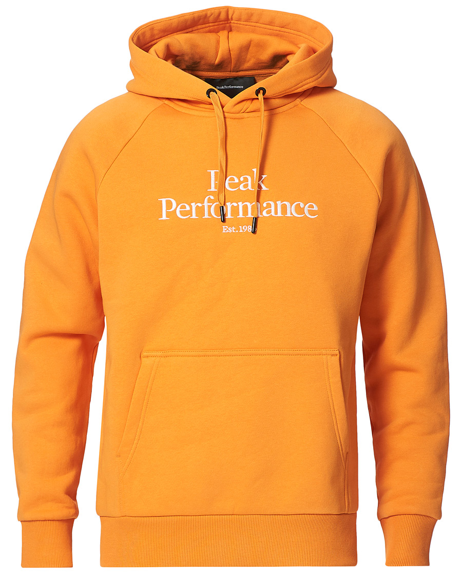 Herr | Tröjor | Peak Performance | Original Logo Hoodie Orange Flare